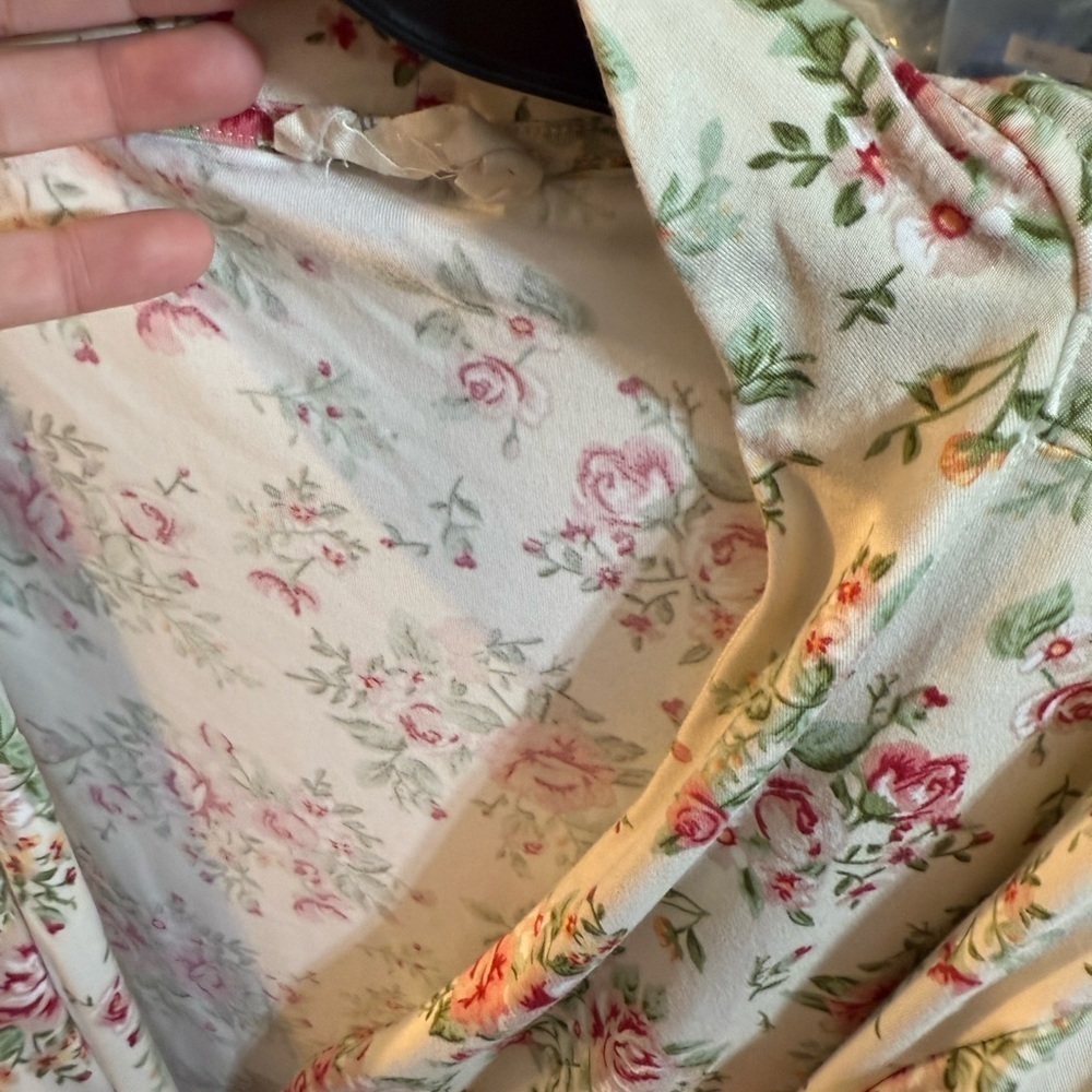 Floral Print Women's Robe - One size - Picture 8 of 11